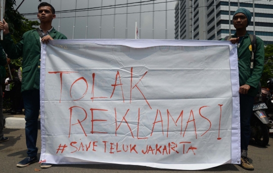 Mahasiswa se-Jabotabek-Banten tolak reklamasi Teluk Jakarta