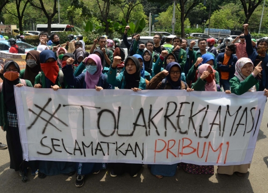 Mahasiswa se-Jabotabek-Banten tolak reklamasi Teluk Jakarta