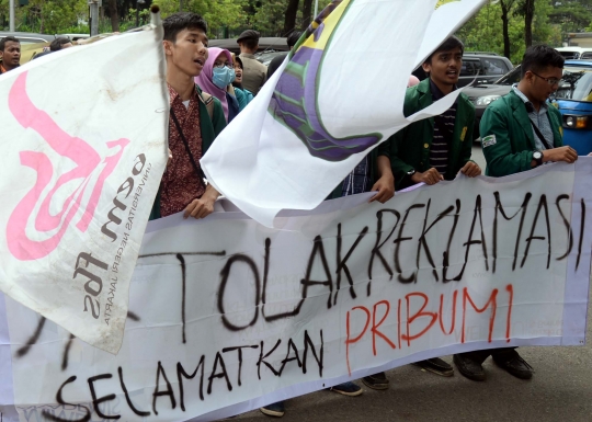 Mahasiswa se-Jabotabek-Banten tolak reklamasi Teluk Jakarta