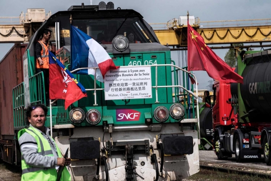 Kereta ini sukses tembus jalur China-Prancis