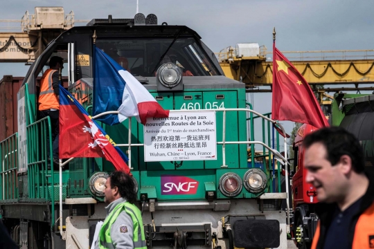 Kereta ini sukses tembus jalur China-Prancis