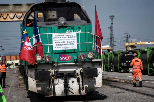 Kereta ini sukses tembus jalur China-Prancis