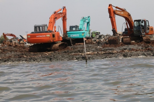 Intip perkembangan reklamasi Pulau A & B di pesisir utara Tangerang