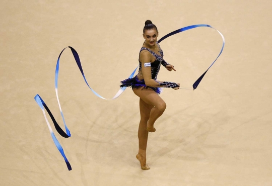Aksi atlet bertubuh elastis di Olimpiade Rio de Janeiro