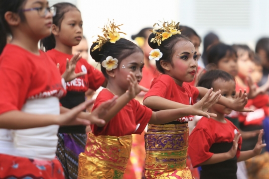 HUT Museum Nasional, 1.000 penari flashmob bareng