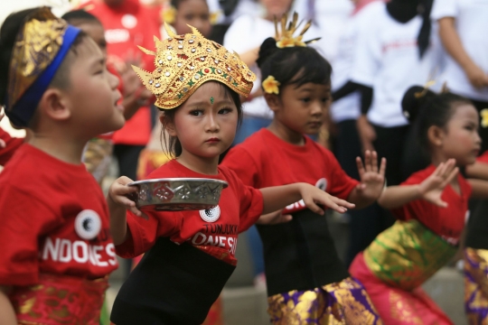 HUT Museum Nasional, 1.000 penari flashmob bareng