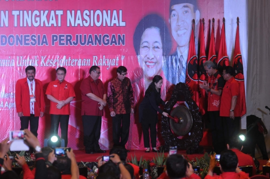 Pukul gong, Puan gantikan Megawati buka Rakor Kemaritiman PDIP