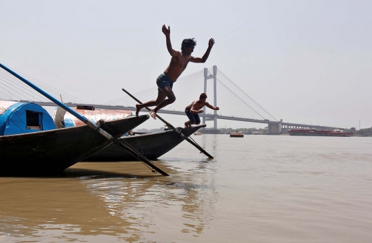 Berbagai cara warga India hadapi gelombang panas