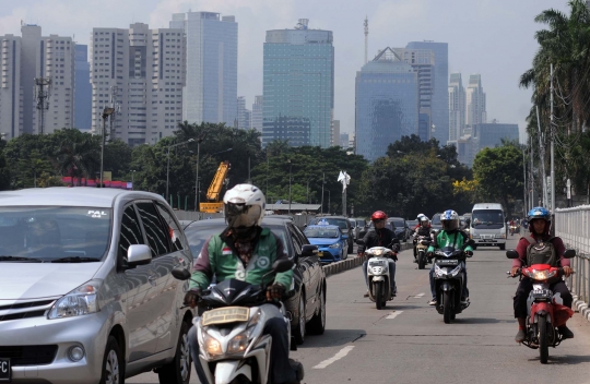 1 Mei, sepeda motor dilarang lewat Jalan Sudirman
