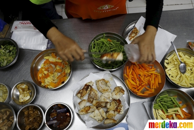 Foto Intip dapur My Meal katering makanan sehat bagi 