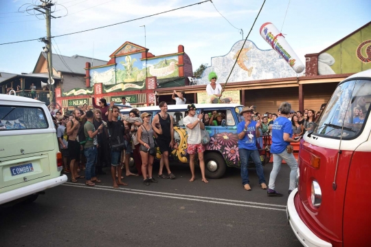 Ingar-bingar perayaan Global Marijuana March di Australia