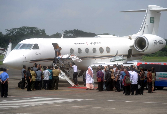 Pasien jemaah haji korban Tragedi Mina tiba di Halim