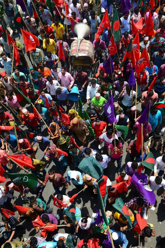 Melihat peringatan May Day di negara-negara dunia