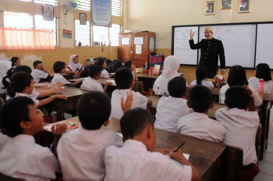 Keceriaan murid SDN Tegal Parang 01 selama Kelas Inspirasi