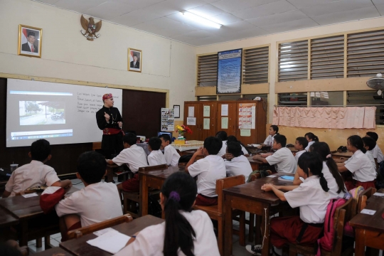 Keceriaan murid SDN Tegal Parang 01 selama Kelas Inspirasi