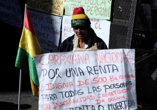 Aksi nekat wanita berkursi roda di Bolivia gantung diri