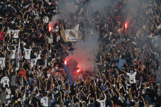 Antusiasme ribuan suporter sambut para pemain Real Madrid