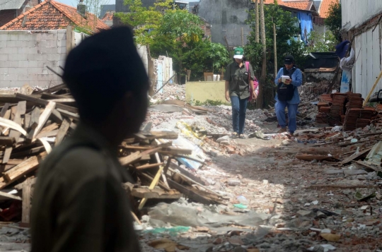 Ini penampakan rumah radio pemberontakan Bung Tomo rata dengan tanah