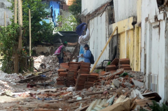 Ini penampakan rumah radio pemberontakan Bung Tomo rata dengan tanah