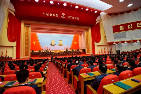 Gaya dingin Kim Jong-un pimpin Kongres Partai Pekerja