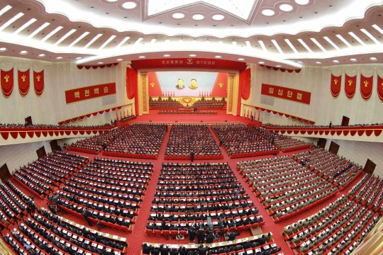 Gaya dingin Kim Jong-un pimpin Kongres Partai Pekerja