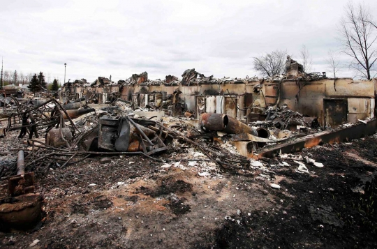 Dahsyatnya kebakaran lahap 1.600 rumah di Kanada