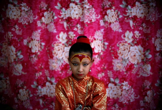 Sosok Kumari, dewi hidup dari Nepal