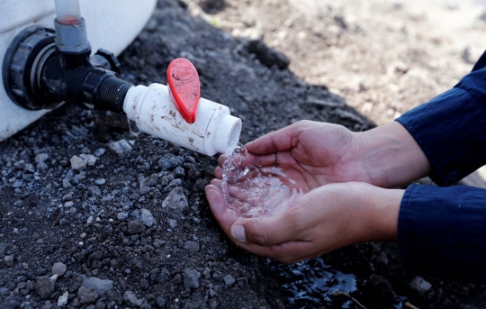 Jaring raksasa ini jadi sumber air bersih bagi warga Peru