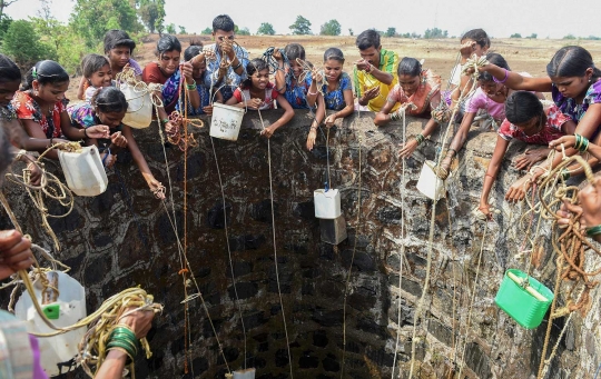 Seperempat populasi India dilanda kesusahan air bersih