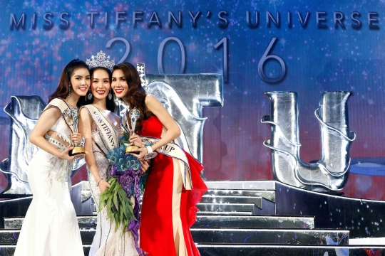 Jiratchaya Sirimongkolnawin, pemenang Miss Tiffany Universe 2016