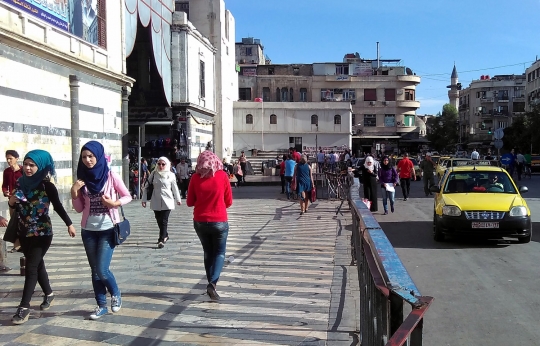 Menikmati suasana damai di Kota Tua Damaskus