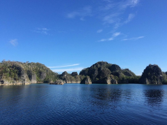 Menikmati keindahan alam Raja Ampat