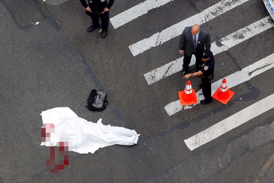 Polisi AS tembak mati pria berpisau di New York