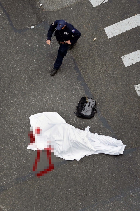Polisi AS tembak mati pria berpisau di New York