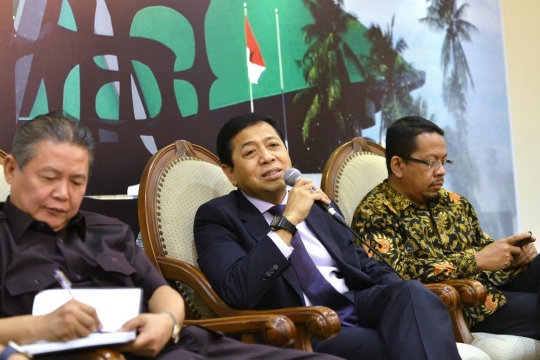 Tawa Setya Novanto saat jadi pembicara di DPR