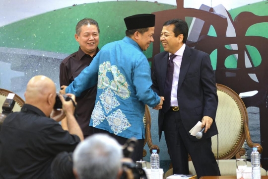 Tawa Setya Novanto saat jadi pembicara di DPR