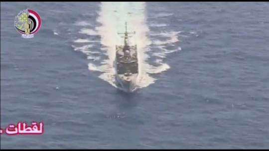 Aksi kapal perang Mesir cari EgyptAir di Laut Mediterania