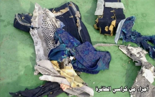 Ini puing EgyptAir yang ditemukan di Laut Mediterania