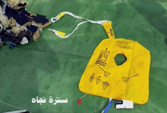 Ini puing EgyptAir yang ditemukan di Laut Mediterania