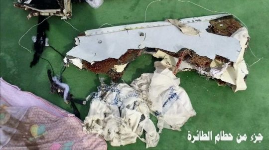 Ini puing EgyptAir yang ditemukan di Laut Mediterania