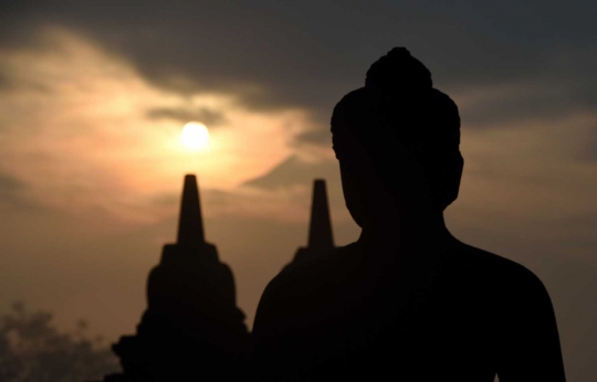 Sensasi mistis menelusuri Candi Borobudur saat sepi