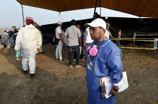 Penemuan kuburan massal korban pembantaian kartel narkoba Meksiko