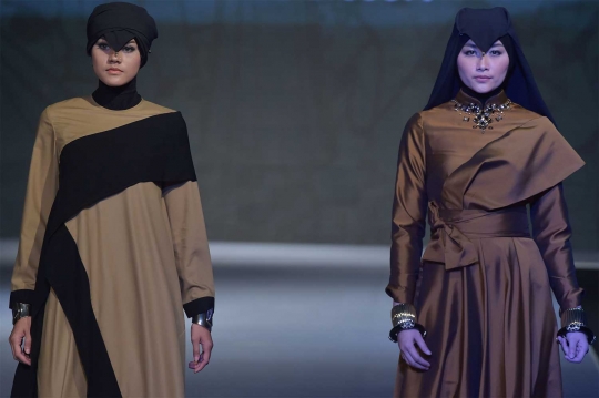 Pesona model-model cantik Islami di Fashion Muslim Festival