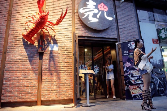 Beginilah restoran seafood bernuansa seks di China