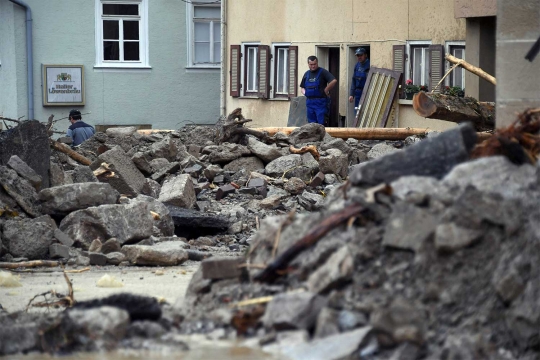 Luar biasa dahsyat banjir melanda Jerman