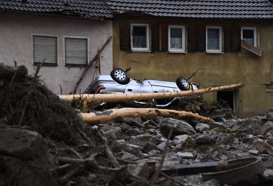 Luar biasa dahsyat banjir melanda Jerman