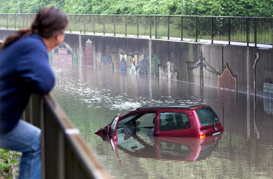 Luar biasa dahsyat banjir melanda Jerman