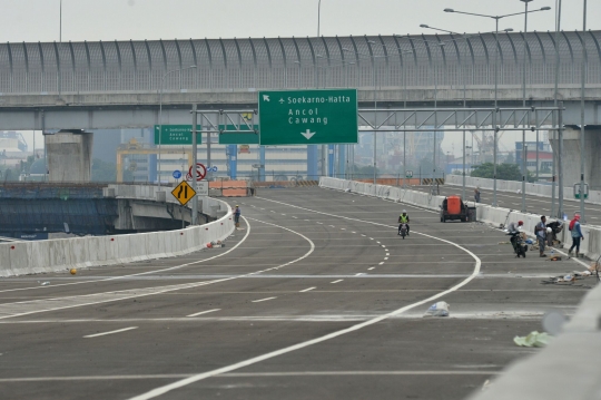 Proyek tol akses Pelabuhan Tanjung Priok rampung 2017