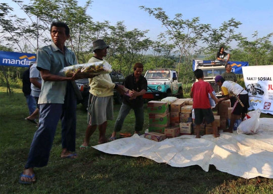 Jelang Ramadan, komunitas Jurnalis 4x4 santuni warga terisolir