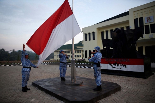 Mengintip kerasnya latihan peserta Bela Negara di Bogor